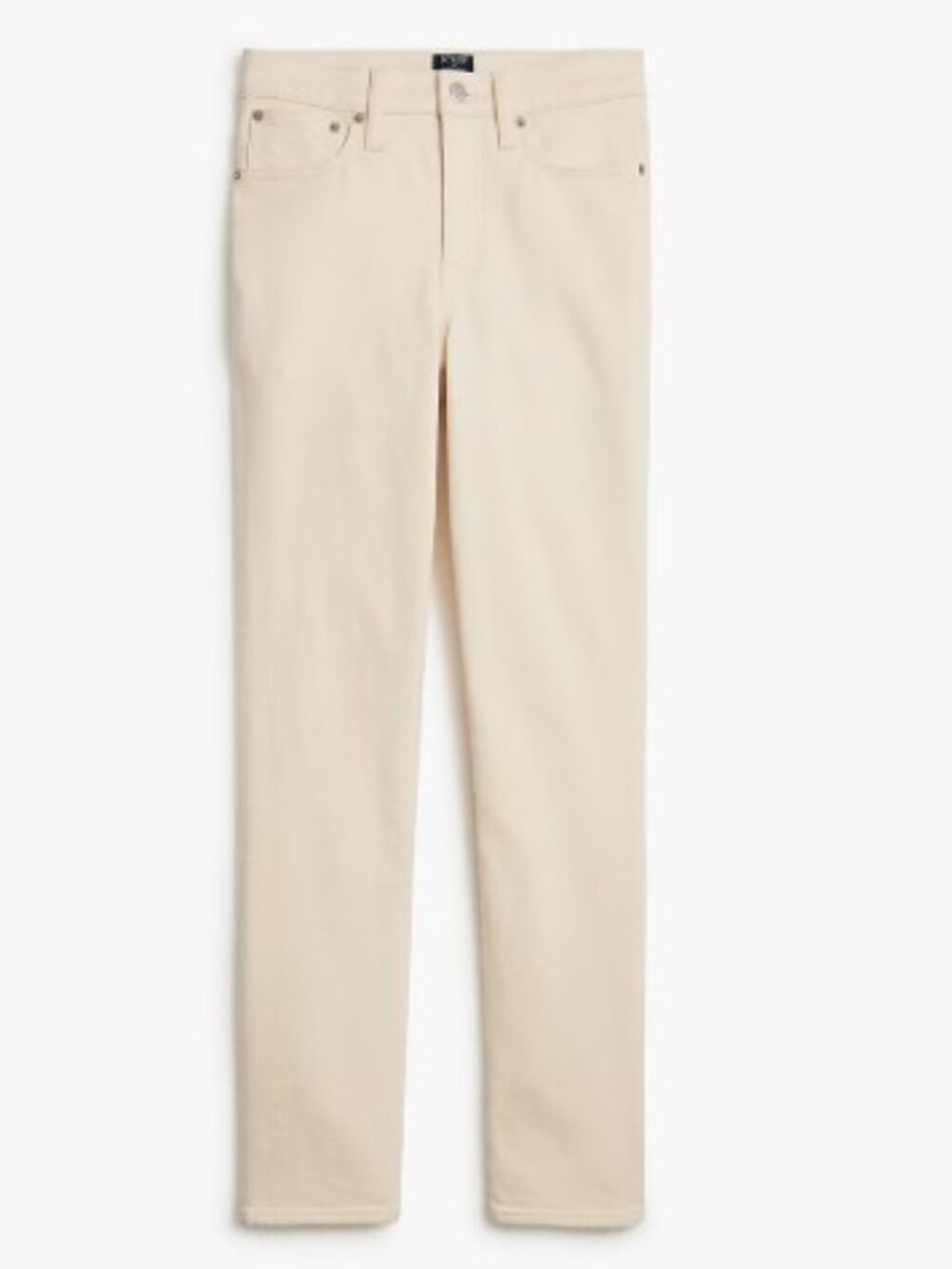 J CREW Essential Straight Jeans All-day Stretch Ecru SZ 26